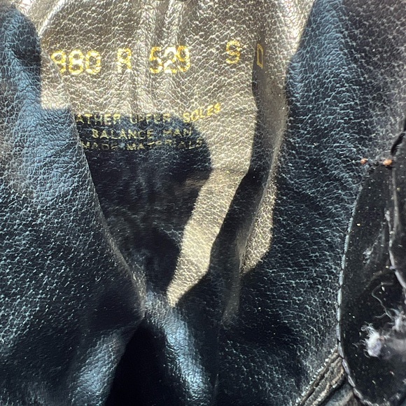 Men’s SZ 8.5 PARAGON Black Cowboy Boots Vintage - Picture 10 of 11